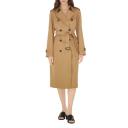 Burberry Cotton Gabardine Waterloo Trench Coat , Size: 06