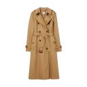 Burberry Cotton Gabardine Waterloo Trench Coat , Size: 12