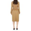 Burberry Cotton Gabardine Waterloo Trench Coat , Size: 12