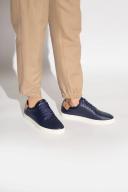 Burberry Leather and Check Cotton Sneakers , Size: 43.5