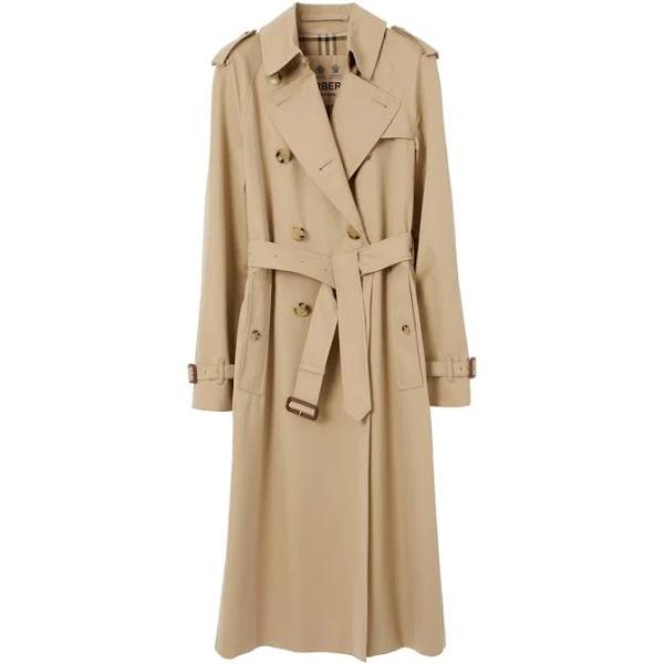 Burberry Long Waterloo Heritage Trench Coat , Size: 12