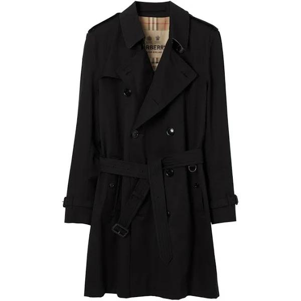 Burberry Mid-length Kensington Heritage Trench Coat , Size: 60