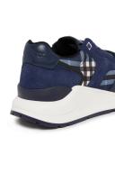 Burberry Navy Check Sneakers