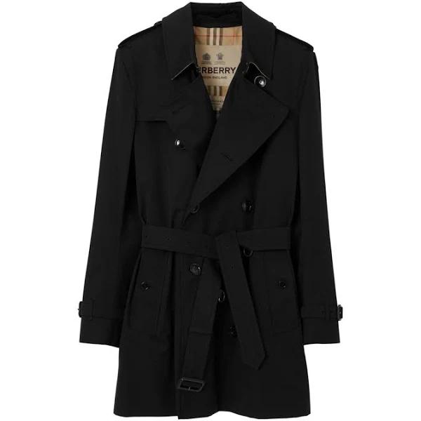 Burberry Short Kensington Heritage Trench Coat , Size: 58