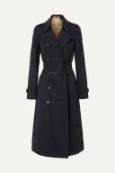 Burberry The Long Chelsea Heritage Trench Coat , Size: 14, Blue