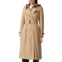 Burberry The Long Chelsea Heritage Trench Coat , Size: 18, Beige