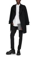 Burberry The Mid-length Chelsea Heritage Trench Coat Black