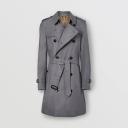 Burberry The Mid-length Chelsea Heritage Trench Coat , Size: 48, Grey