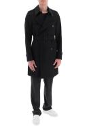 Burberry The Mid-length Chelsea Heritage Trench Coat , Size: 50, Black