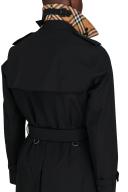 Burberry The Mid-length Chelsea Heritage Trench Coat , Size: 50, Black