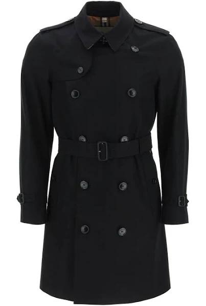 Burberry The Mid-length Chelsea Heritage Trench Coat , Size: 50, Black