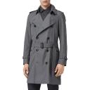 Burberry The Mid-length Chelsea Heritage Trench Coat , Size: 58, Grey