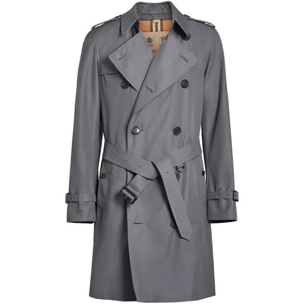 Burberry The Mid-length Chelsea Heritage Trench Coat , Size: 58, Grey