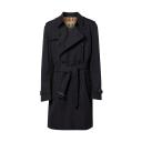 Burberry The Mid-length Kensington Trench Coat , Size: 48, Black