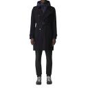 Burberry The Mid-length Kensington Trench Coat , Size: 48, Black