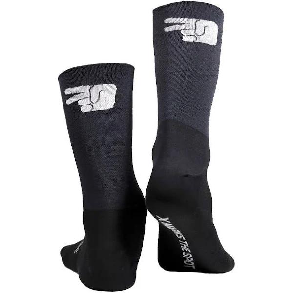 Burgh Scissors Socks Black L/XL