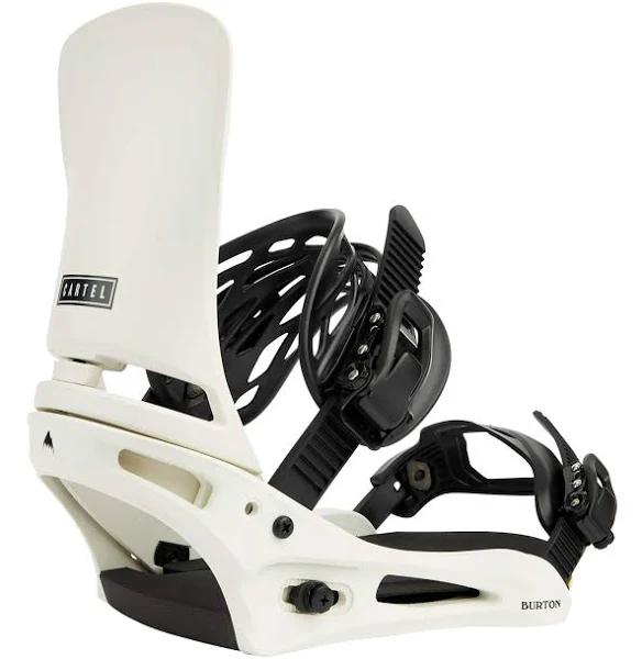 Burton Cartel Re:Flex Snowboard Binding 2022 - Stout White | Snowboard Bindings