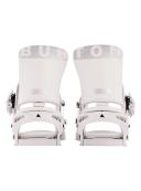 Burton Cartel Snowboard Bindings Gray Cloud