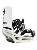 Burton Cartel x Est Snowboard Bindings 2022 - White / Gray / Logo | Snowboard Bindings