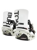 Burton Cartel x Est Snowboard Bindings White/Gray/Logo