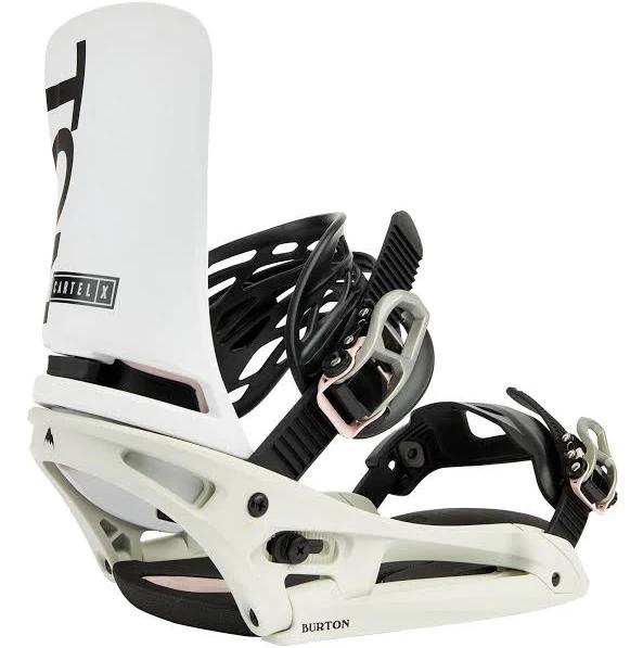 Burton Cartel x Est Snowboard Bindings White/Gray/Logo