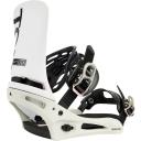 Burton Cartel x Re Flex Snowboard Bindings - White/Gray/Logo - 2022