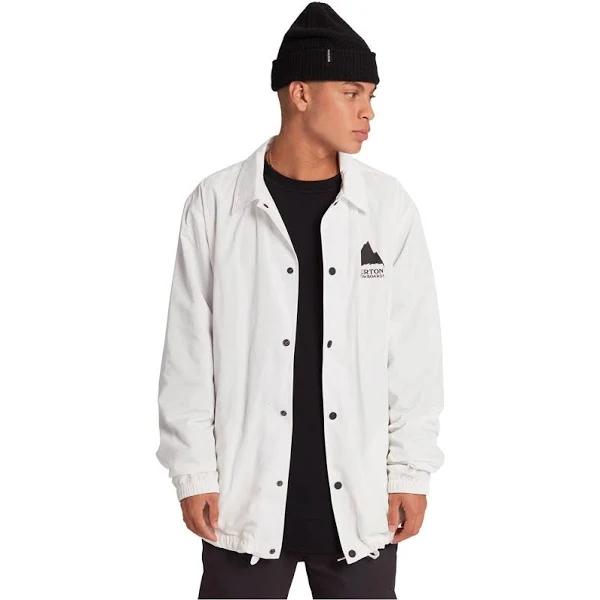 Burton Coaches Jacket Stout White - Size Small | Rhythm Snowsports