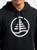 Burton Family Tree Pullover Hoodie - True Black | Hooded Jumpers