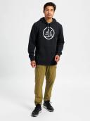 Burton Family Tree Pullover Hoodie - True Black | Hooded Jumpers