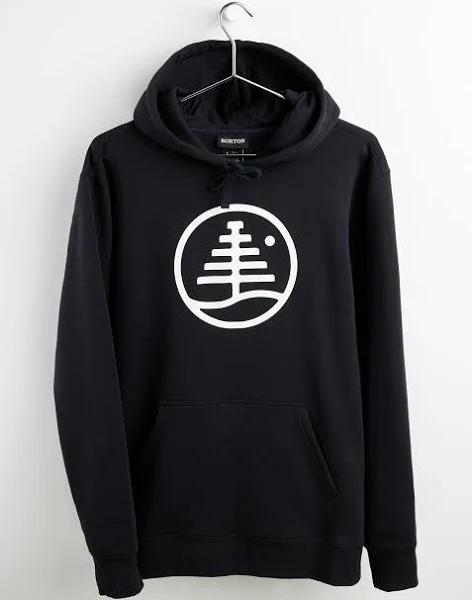 Burton Family Tree Pullover Hoodie - True Black | Hooded Jumpers