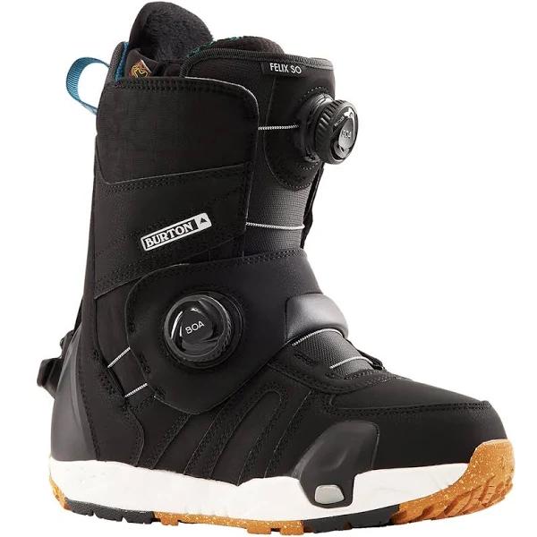 Burton Felix Step On Soft Women's Snowboard Boots, UK 4.5 Black 2023