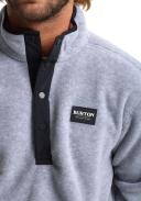 Burton Hearth Fleece Pullover Gray Heather