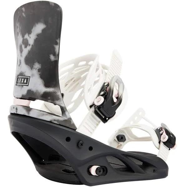 Burton Lexa Re:Flex Ladies Snowboard Bindings 2022 - Gray Acid Wash | Snowboard Bindings