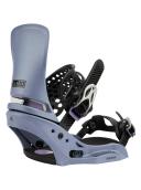Burton Lexa x Est Ladies Snowboard Bindings 2022 - Blue Gray | Snowboard Bindings