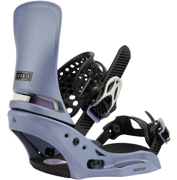 Burton Lexa x Est Ladies Snowboard Bindings 2022 - Blue Gray | Snowboard Bindings