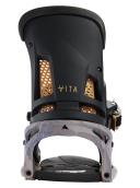 Burton Malavita Est Snowboard Binding - Dark Gray/Print - 2022