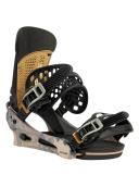Burton Malavita Re:Flex Snowboard Binding 2022 - Dark Gray / Print | Snowboard Bindings