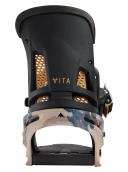 Burton Malavita Re:Flex Snowboard Binding 2022 - Dark Gray / Print | Snowboard Bindings