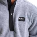 Burton Men's Hearth Fleece Pullover , Gray Heather (XS)