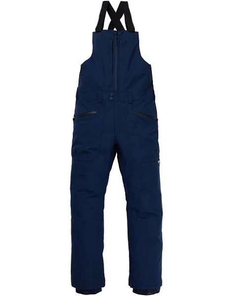 Burton Men's Reserve 2L Bib Pants - Dress Blue | Snowboard Pants