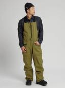 Burton Men's Reserve 2L Bib Pants - Martini Olive | Snowboard Pants