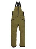 Burton Men's Reserve 2L Bib Pants - Martini Olive | Snowboard Pants