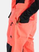 Burton Men's Reserve 2L Bib Pants - Tetra Orange/True Black | Snowboard Pants