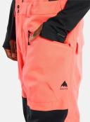 Burton Men's Reserve 2L Bib Pants - Tetra Orange/True Black | Snowboard Pants
