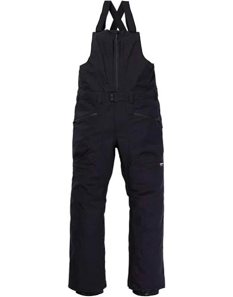 Burton Men's Reserve 2L Bib Pants - True Black | Snowboard Pants