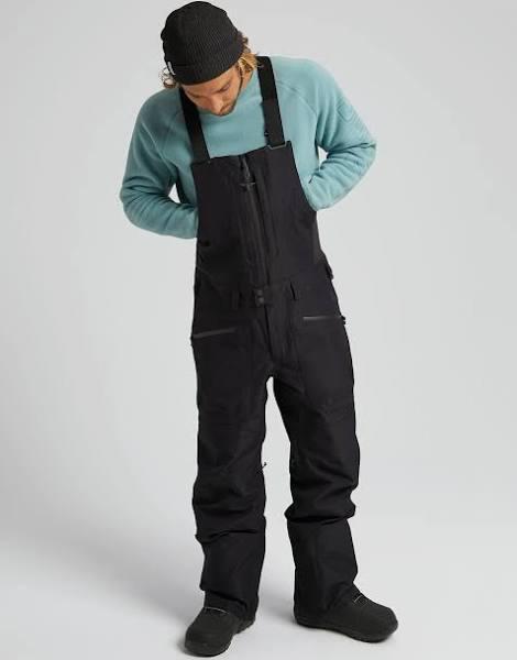 Burton Men's Reserve GORE-TEX 2L Bib Pants - True Black | Snowboard Pants
