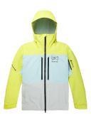 Burton Mens [ak] Swash GORE-TEX 2L Jacket - Limeade/Ballad blue/gray Cloud - 2023