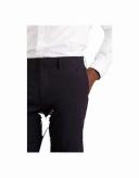 Burton Mens Essential Plain Slim Suit Trousers Navy 40R