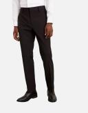 Burton Mens Essential Plain Tailored Suit Trousers Black 36R