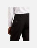 Burton Mens Essential Plain Tailored Suit Trousers Black 36R
